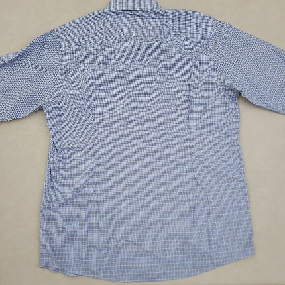 Eton Contemporary Fit Button Down Shirt Cotton Fine Twill Melange Shirt 17/43 - Picture 9 of 9